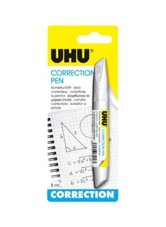 UHU Correction Pen White/Yellow  - Image 2