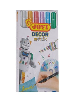 JOVI 6-Piece Metallic Marker Red/Blue/Green  - Image 3