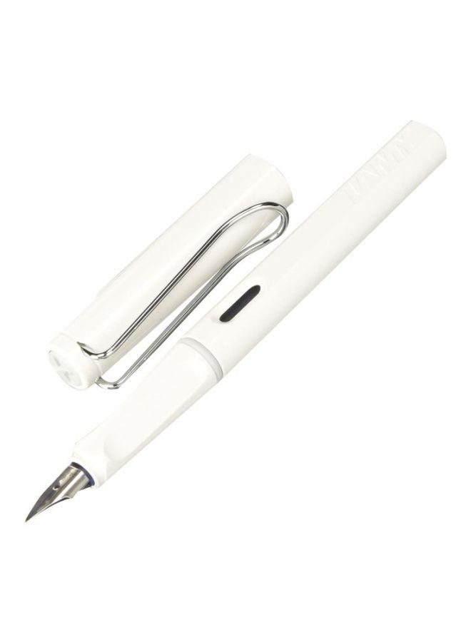 لامي قلم حبر سائل Safari بريشة معدنية أبيض - Image 3