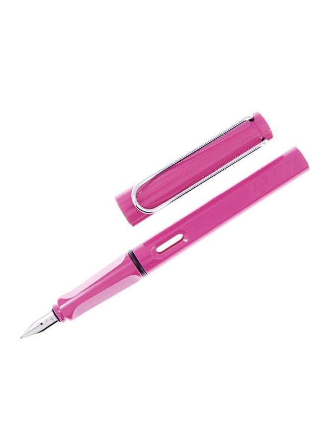 لامي قلم حبر سائل Safari بريشة معدنية لون وردي سفاري - Image 3