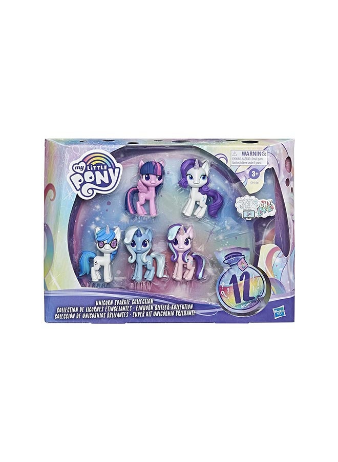 my little Pony - Unicorn Sparkle Collection Set of 5 Toy Pony - Image 1