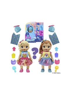 Baby Alive Baby Grows Up (Happy) - Happy Hope Or Merry Meadow, Growing And Talking Baby Doll Toy With Surprise Accessories