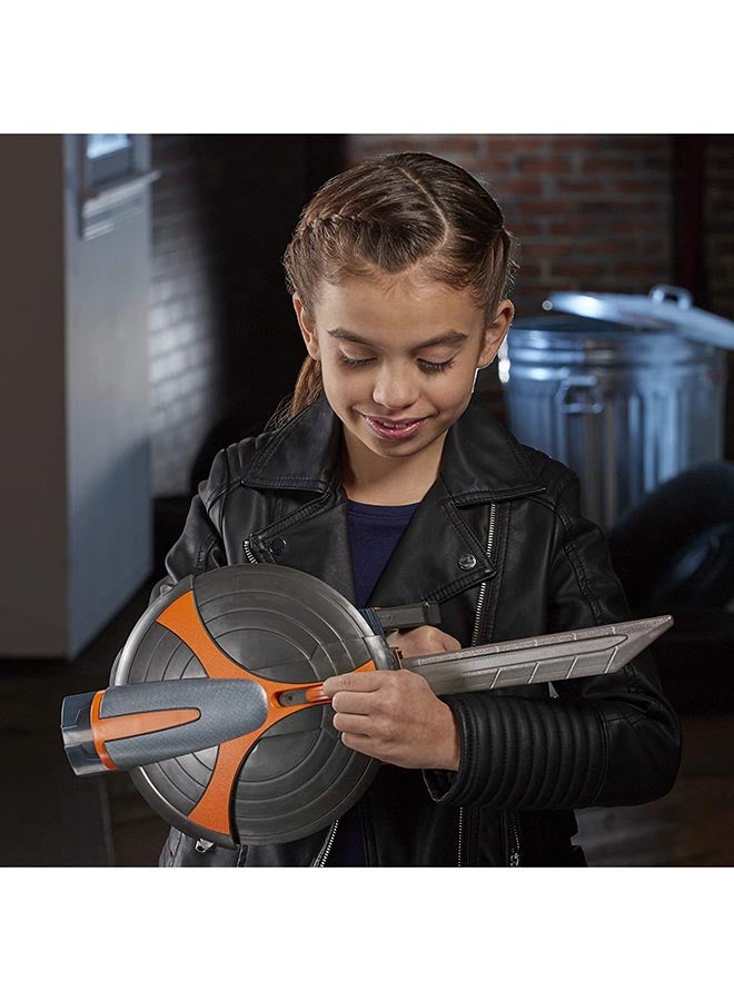 MARVEL - Marvel Black Widow Taskmaster Stealth Slash Sword and Shield Role Play Toy, Includes Sword and Retractable Shield, For Kids Ages 5 And Up - Image 1