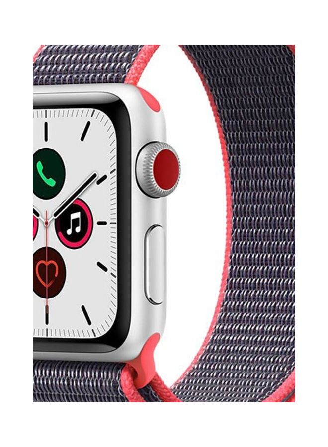 HuHa Replacement Strap Watchband For Apple Watch Series 7 45mm / 6 / SE / 5 / 4 44mm / 3 / 2 / 1 42mm Pink/Grey - Image 2