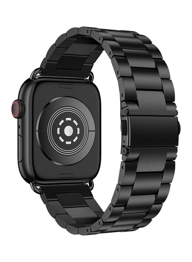 هوها سوار بديل لساعة أبل سلسلة 6/SE/5/4/3/2/1 أسود - Image 2