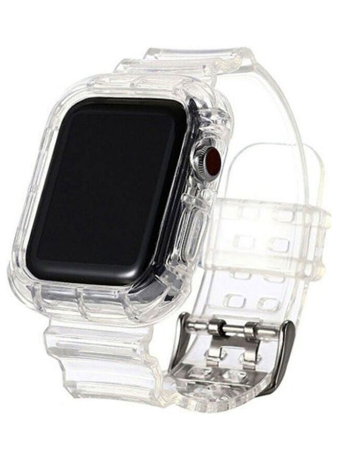 HuHa Transluscent Fluorescent Replacement Band For Apple Watch Clear - Image 1