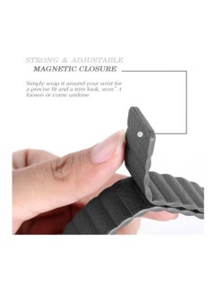 HuHa Replacement Strap Watchband For Apple Watch Series 7 45mm / 6 / SE / 5 / 4 44mm / 3 / 2 / 1 42mm Grey  - Image 2
