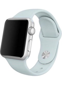 HuHa Replacement Strap Watchband For Apple Watch Series 7 45mm / 6 / SE / 5 / 4 44mm / 3 / 2 / 1 42mm Turquoise  - Image 2