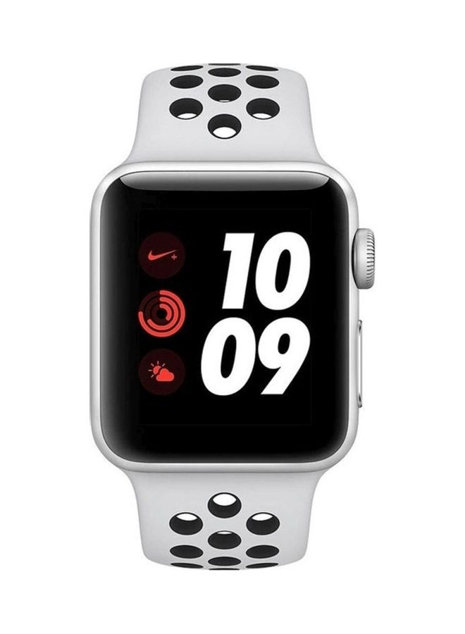 HuHa - Replacement Strap Watchband For Apple Watch Series 7 45mm / 6 / SE / 5 / 4 44mm / 3 / 2 / 1 42mm White/Black - Image 1