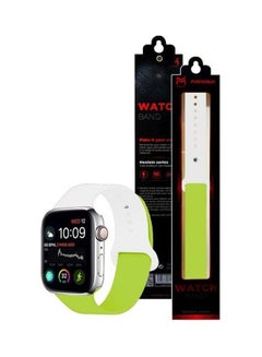HuHa Henlein Series Replacement Band For Apple Watch White/Green  - Image 2