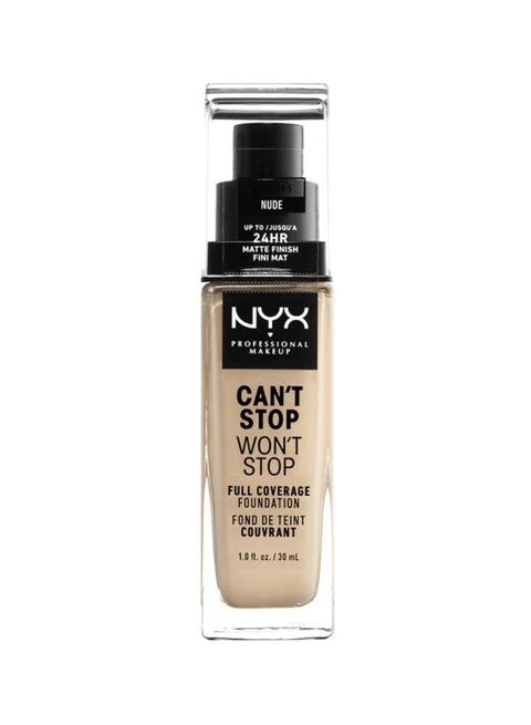Can't Stop Won't Stop Full Coverage Foundation Nude Nude