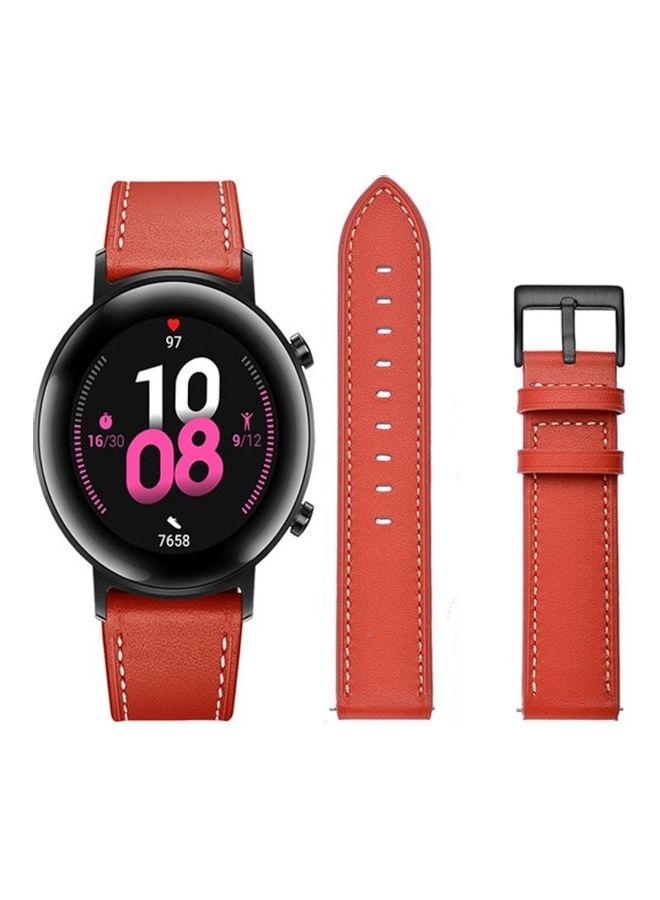 HuHa Stylish Replacement Band For Huawei Watch GT/GT 2 Red - Image 2