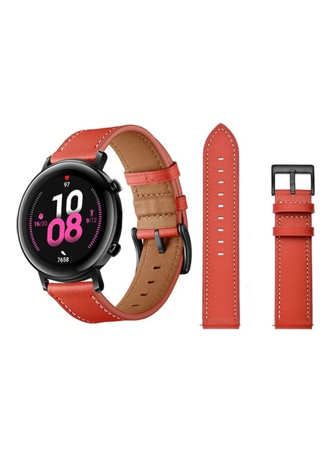 HuHa Stylish Replacement Band For Huawei Watch GT/GT 2 Red - Image 1
