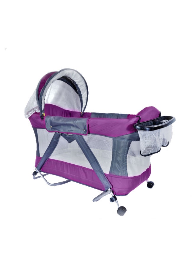 Uni baby - Mini Park Crib Purple - Image 1