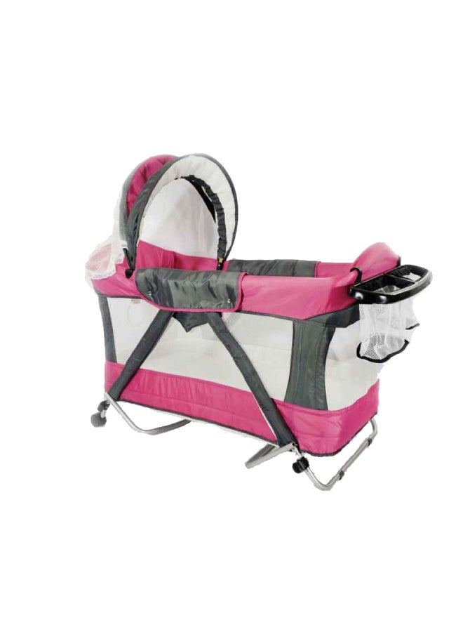 Uni baby Mini Park Crib Pink - Image 1