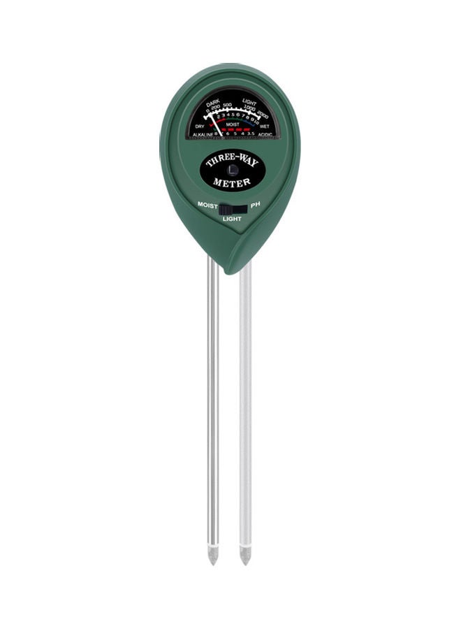 Generic 3-In-1 Digital Soil PH Meter Dark Green/Black/White  - Image 1