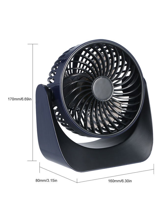 Cordless Mini Desk Fan E15687* Navy  - Image 3