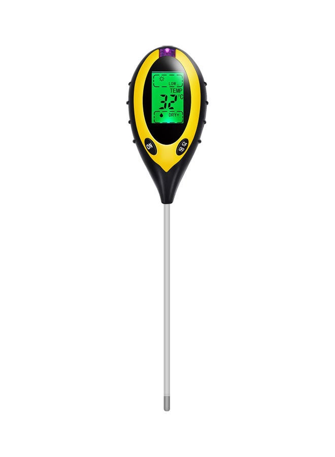 Generic 4-In-1 Digital Soil PH Meter Yellow/Black/Grey  - Image 1