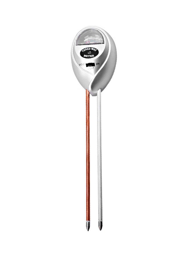 Generic 3-In-1 Digital Soil PH Meter Silver/Black/Brown  - Image 1