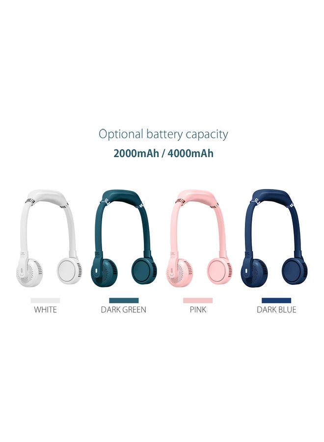 Portable Neck Fan H39290DGR-2000-su Green - Image 3