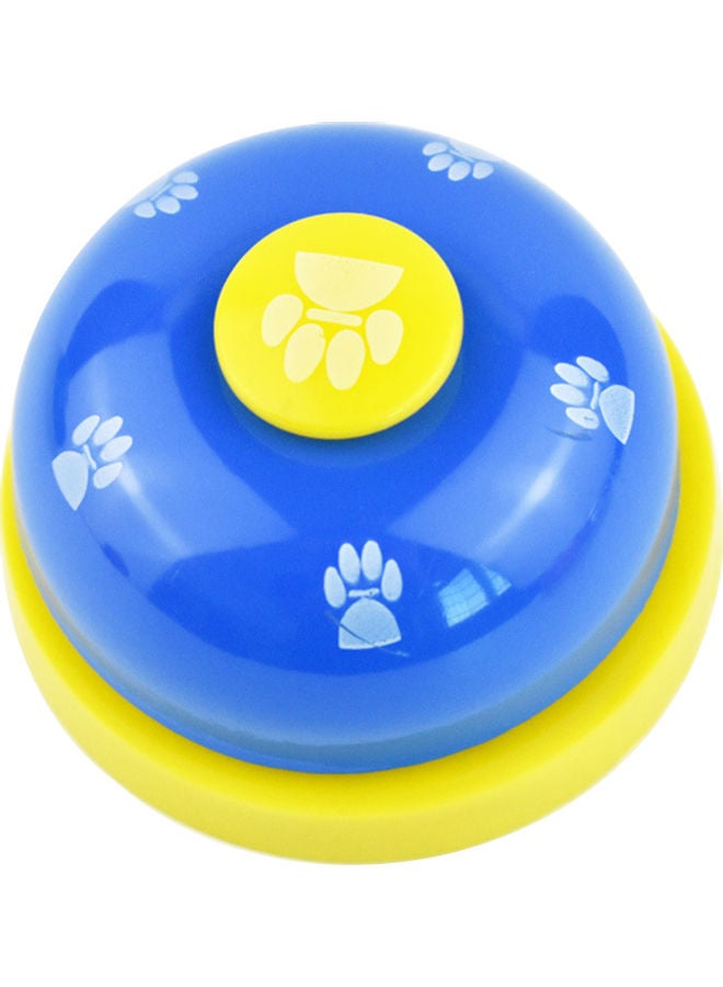 Pet Training Bell Blue/Yellow