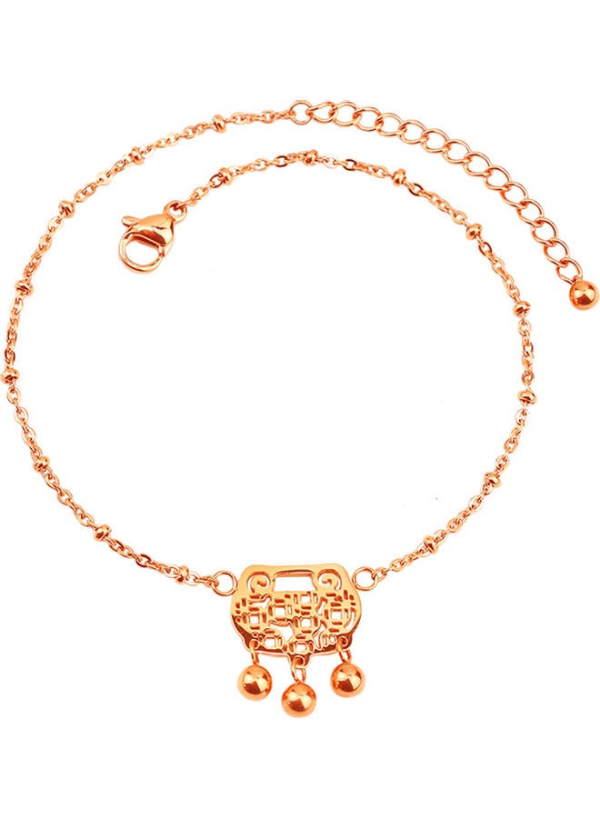 AIWANTO Alissa Adjustable Charm Beaded Anklet Bracelet  - Image 1