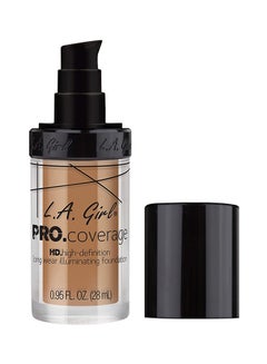 LA Girl Pro Coverage HD Long Wear Illuminating Foundation Beige  - Image 1