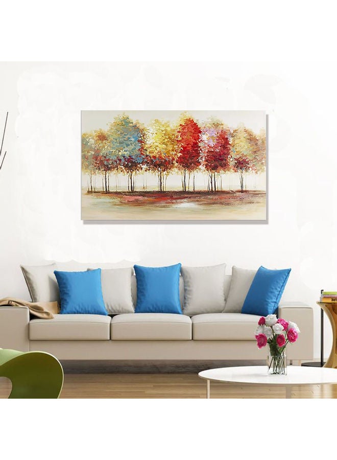 ديكور حائط بتصميم أشجار متعدد الألوان 31.5x19.7x0.1inبوصة - Image 3