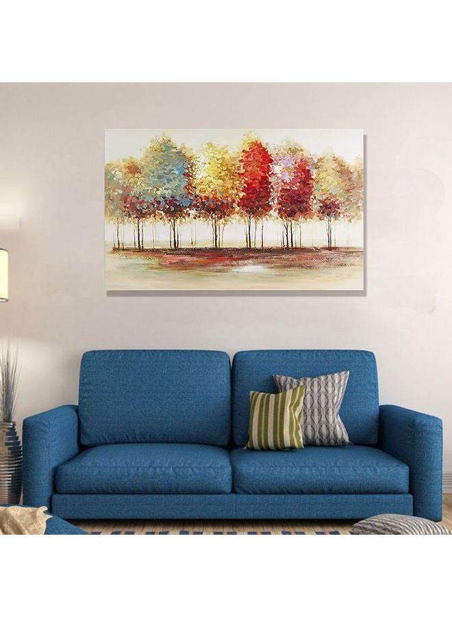 ديكور حائط بتصميم أشجار متعدد الألوان 31.5x19.7x0.1inبوصة - Image 5