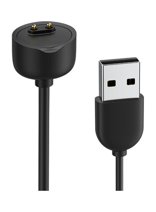 كابل شحن USB احترافي لسوار شاومي مي الذكي أسود - Image 1