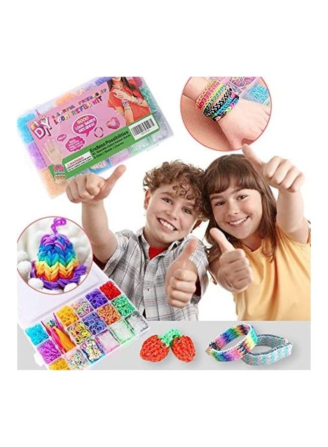 500-Piece Rubber Band Bracelet Making Starter Kit