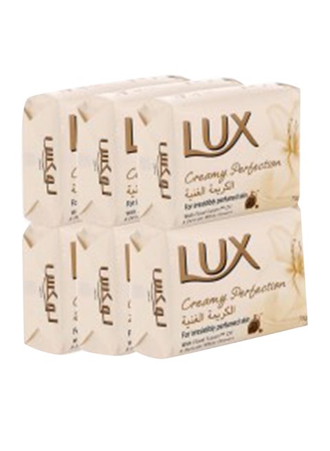 Pack Of 6 Creamy Perfection Soap Bars 75grams