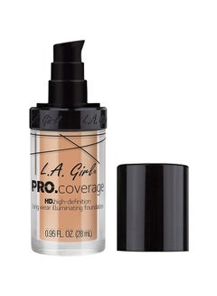 Pro Coverage HD Illuminating Foundation Beige