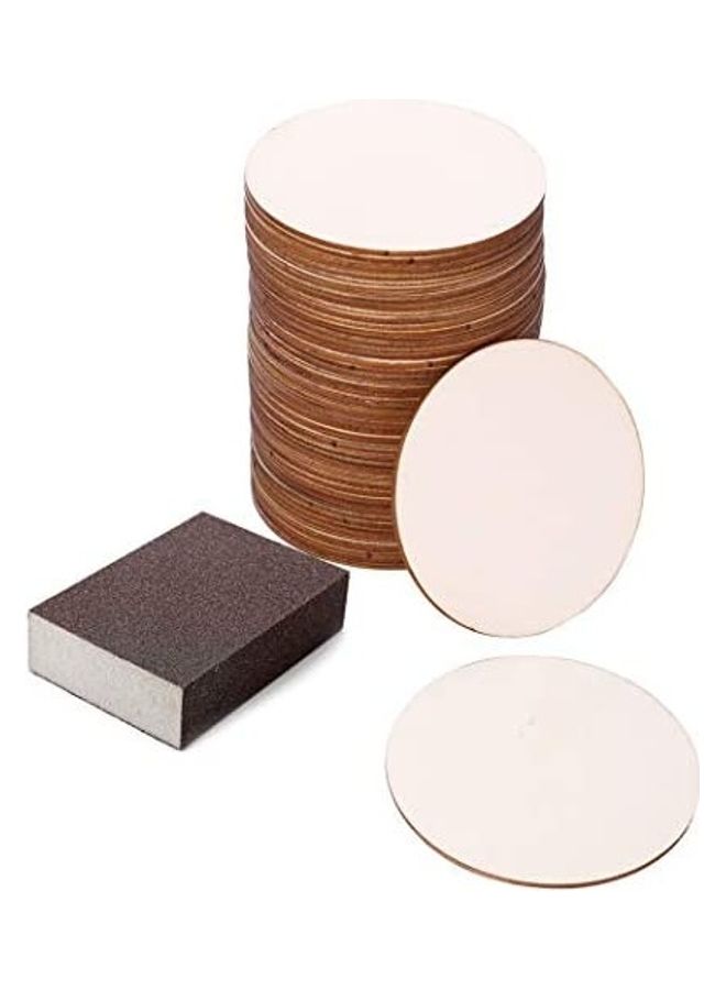 مجموعة من 50 قطعة من دوائر غير منهية مع ماكينة صنفرة إضافية للفنون والحرف