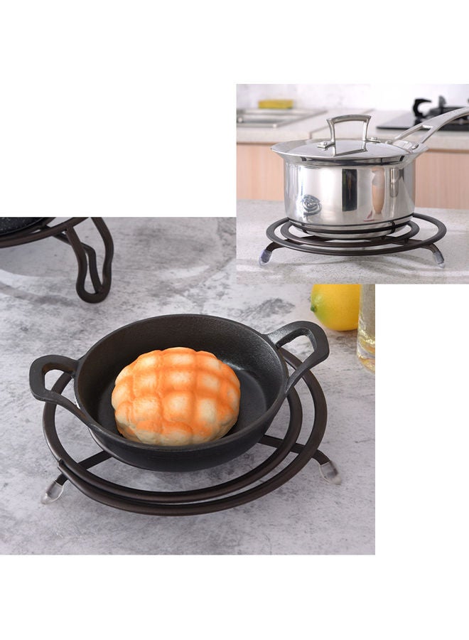 Generic - Hot Pot Trivet Black 22.5 x 22.5 x 3cm - Image 1