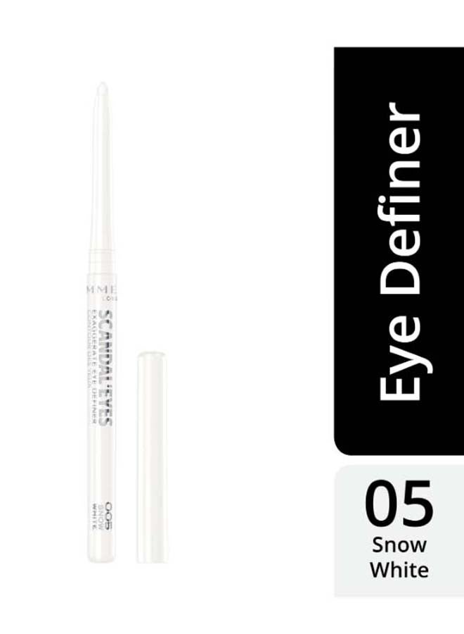 RIMMEL LONDON Scandal'Eyes Exaggerate Eye Definer – 05 –Snow White  - Image 3