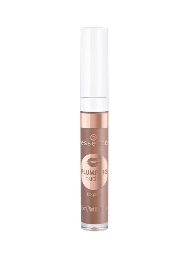 Essence Plumping Nudes Lipgloss Dark Beige  - Image 1