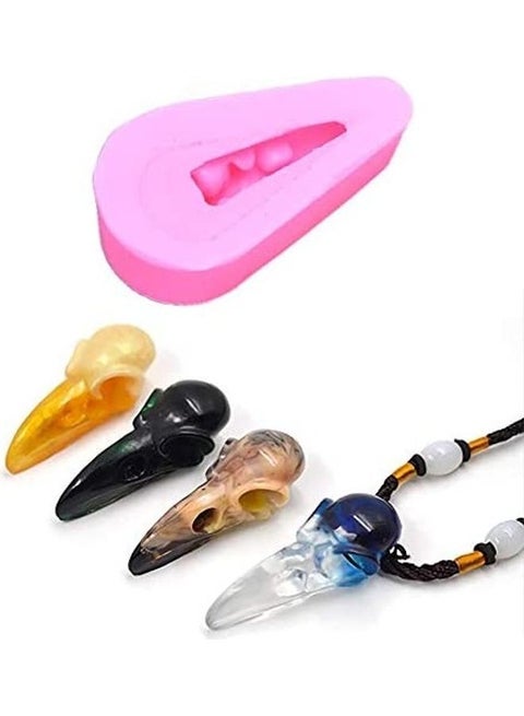 3D Raven Head Skull Silicone Resin Mold