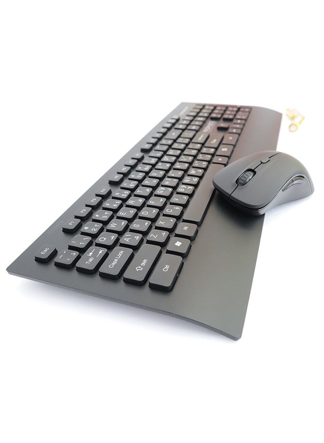 PROMATE - Wireless Full-Sized Keyboard And Mouse Set - Image 1