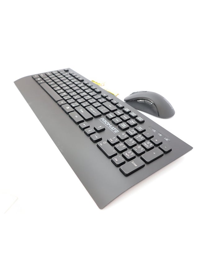 PROMATE - Wireless Full-Sized Keyboard And Mouse Set - Image 1