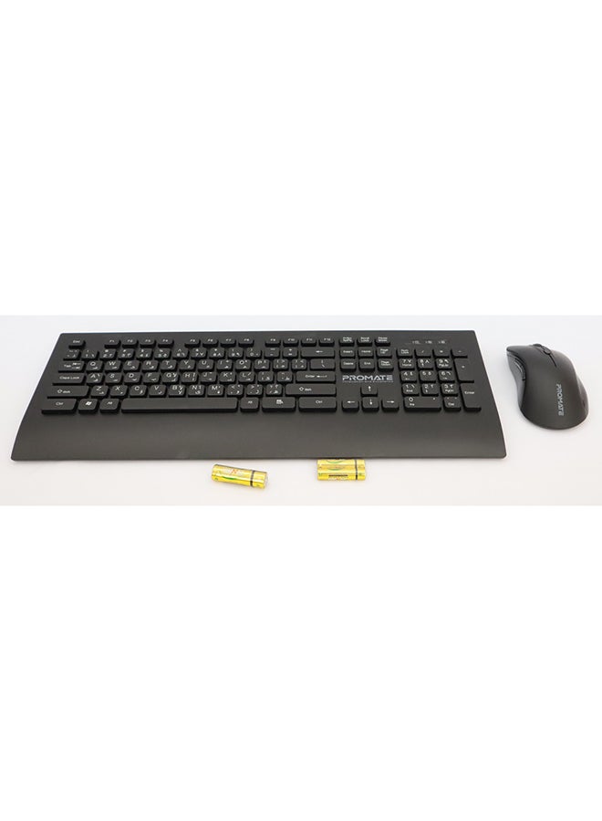 PROMATE - Wireless Full-Sized Keyboard And Mouse Set - Image 1