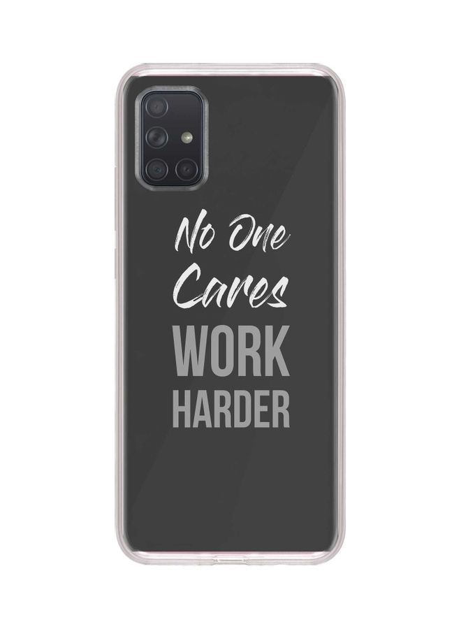 Stylizedd - Work Harder Full Print Flexible Case Cover For Samsung Galaxy A51 Multicolour - Image 1