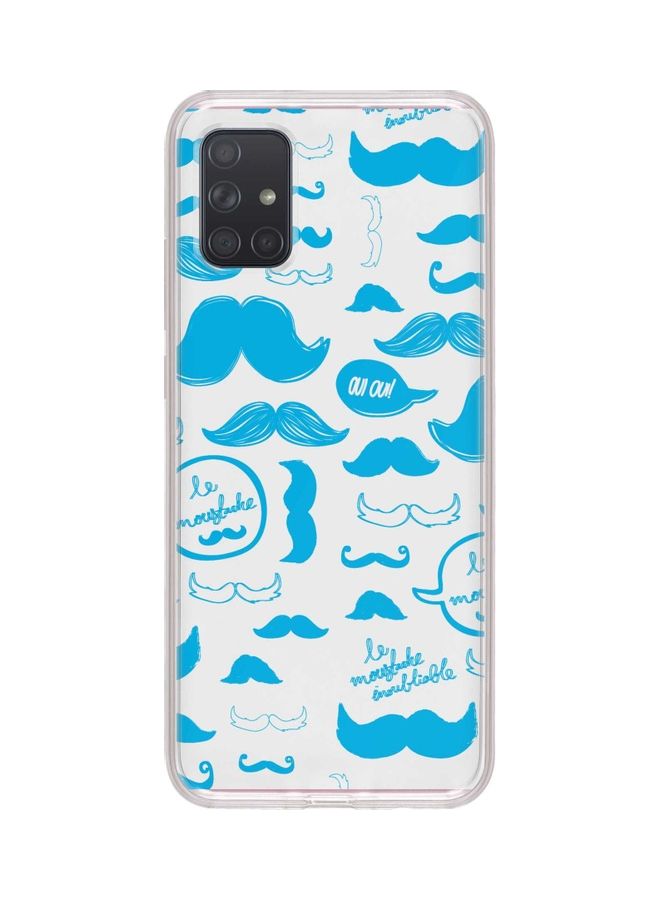 Stylizedd - Le Moustache Full Print Flexible Case Cover For Samsung Galaxy A51 Multicolour - Image 1