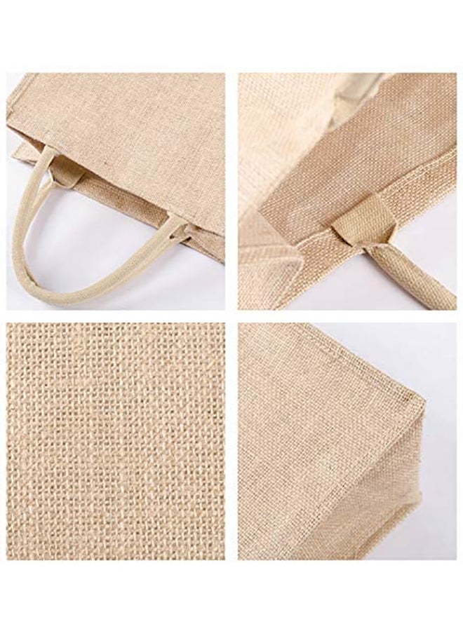 Eco-neutral Reusable Tote Bag Beige - Image 4