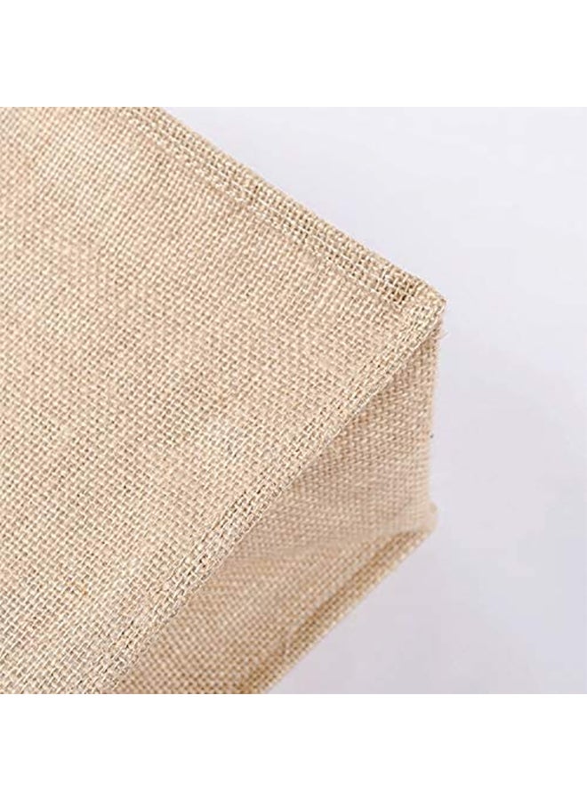 Eco-neutral Reusable Tote Bag Beige - Image 5