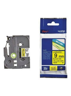 brother 5 Pieces Tze Tape For P-touch Printers Black/Yellow  - Image 1