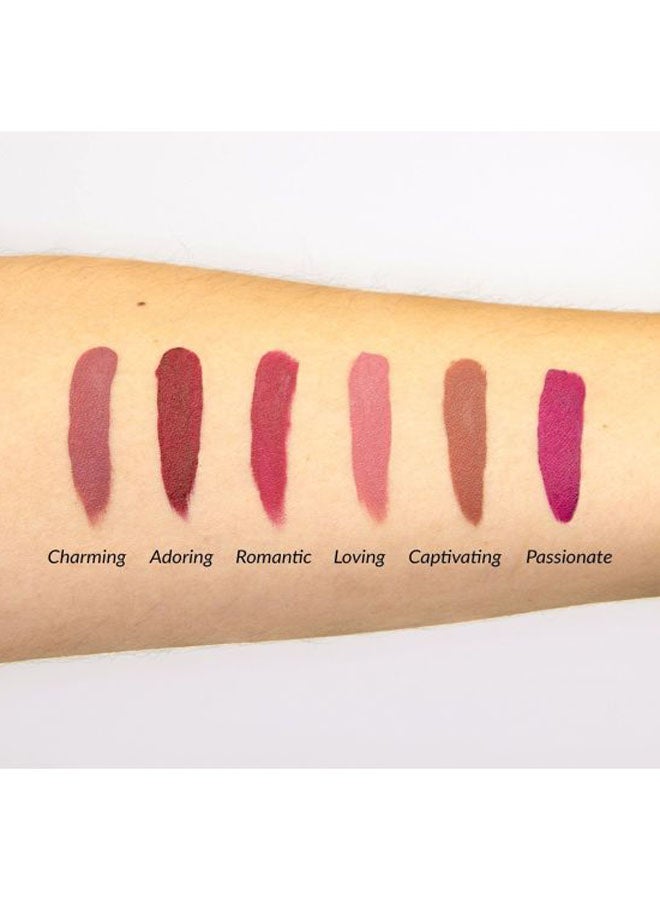 theBalm 6-Piece Meet Matt Hughes Long Lasting Lipstick Doting/Dedicated/Loyal - Image 2