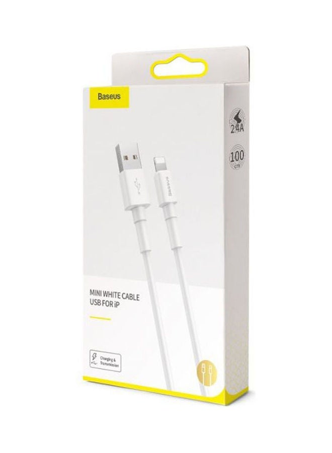 Lightning Cable For Apple iPhone 11 Pro MAX With Powerful Output 2.4A Fast Charging iOS White - v1616051032/N45417567A_1