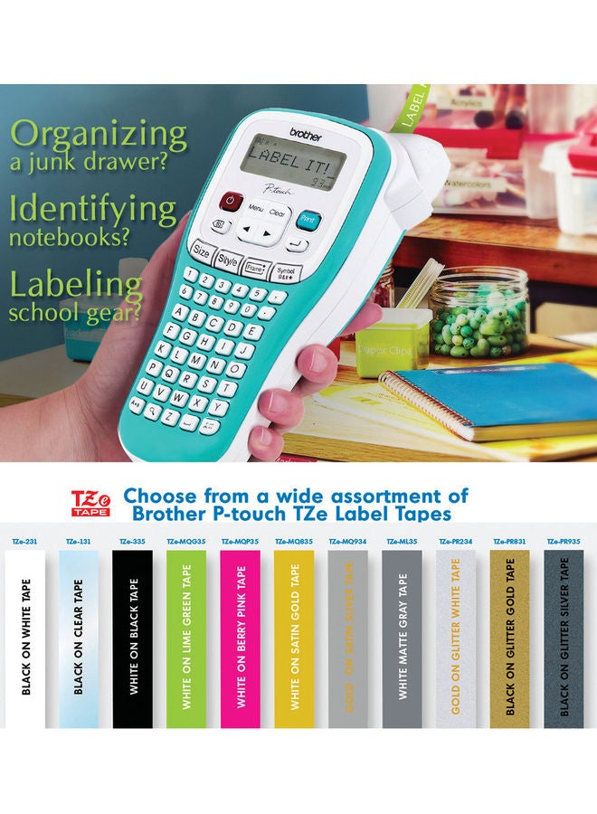 brother Tze-M941 P-Touch Labelling Tape Black/Matte Silver - Image 2