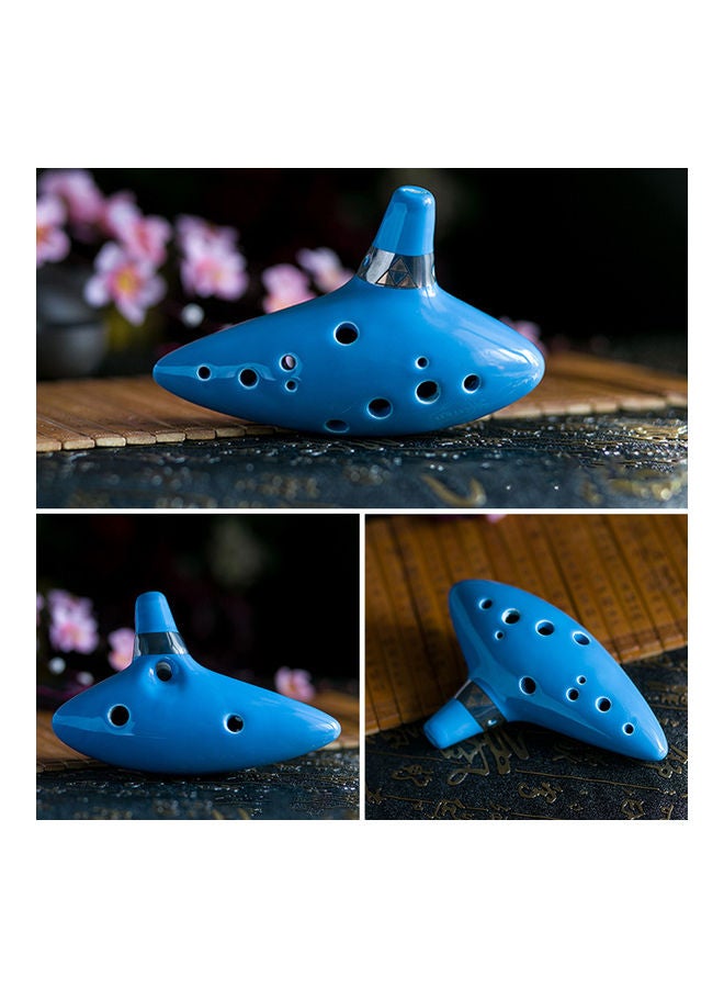 Generic 12 Holes Alto C Zelda Ocarina with Musicbook Lanyard Display Stand - Image 4